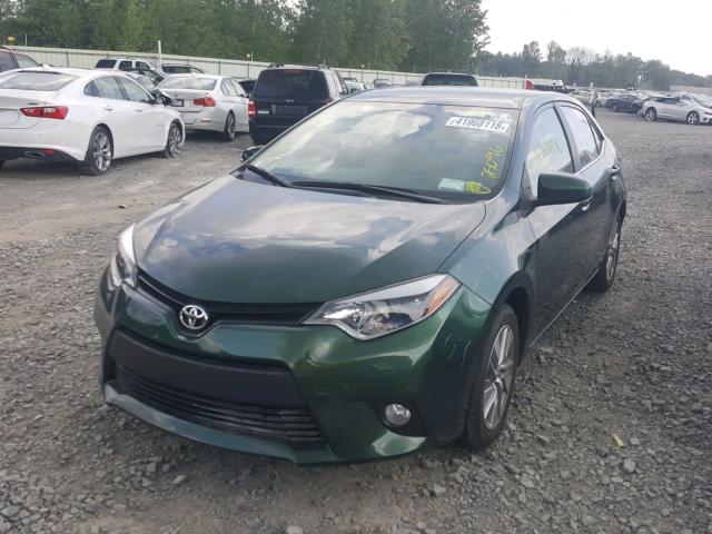 2T1BPRHE1EC193751 - 2014 TOYOTA COROLLA EC 绿色 照片 2