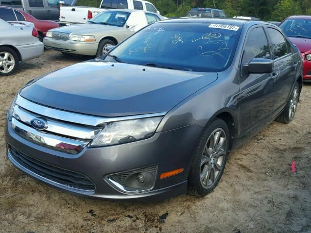 3FAHP0JA9BR212829 - 2011 FORD FUSION GRAY photo 2