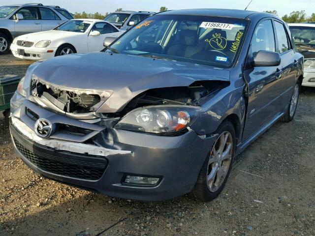 JM1BK143371732026 - 2007 MAZDA 3 HATCHBAC GRAY photo 2