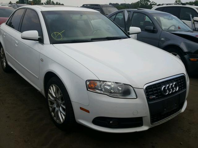 WAUDF78E68A169399 - 2008 AUDI A4 2.0T QU WHITE photo 1