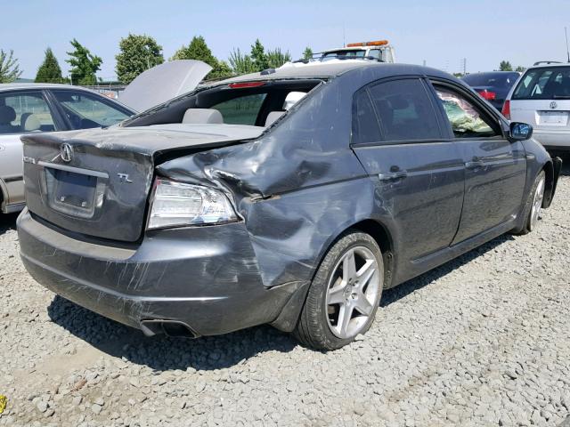 19UUA662X4A001409 - 2004 ACURA TL GRAY photo 4