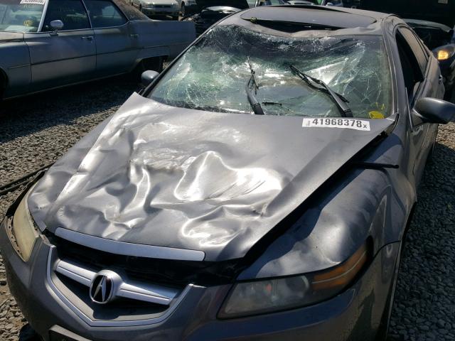 19UUA662X4A001409 - 2004 ACURA TL GRAY photo 9