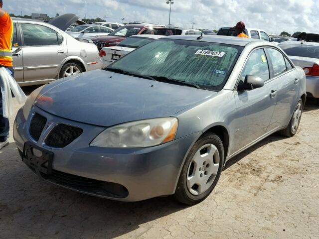 1G2ZF57B284264677 - 2008 PONTIAC G6 VALUE L GRAY photo 2