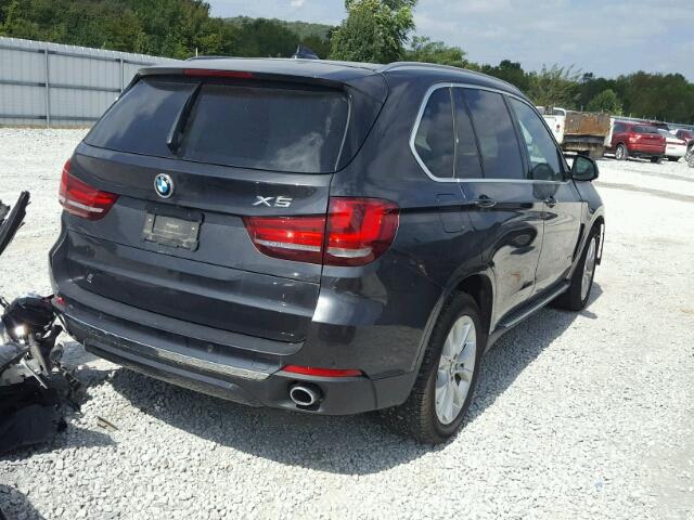 5UXKR0C58F0P04220 - 2015 BMW X5 XDRIVE3 BLACK photo 4