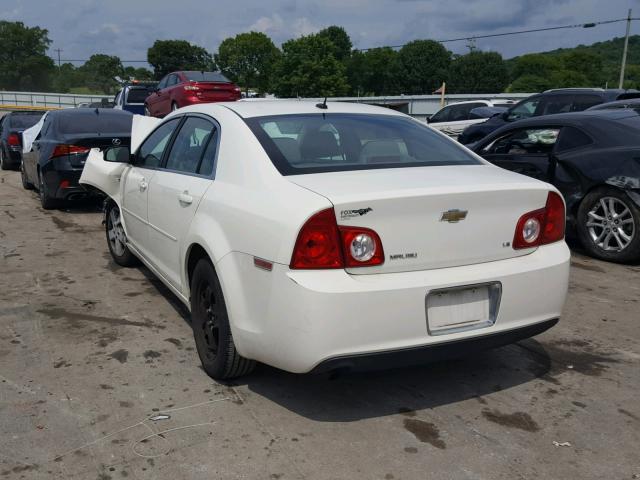 1G1ZG57B484237501 - 2008 CHEVROLET MALIBU LS WHITE photo 3