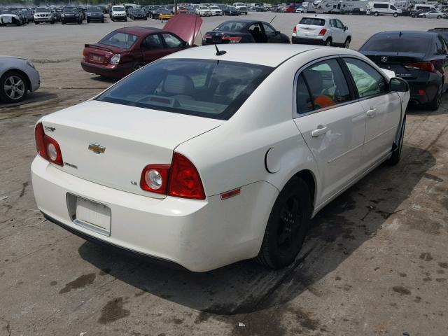 1G1ZG57B484237501 - 2008 CHEVROLET MALIBU LS WHITE photo 4