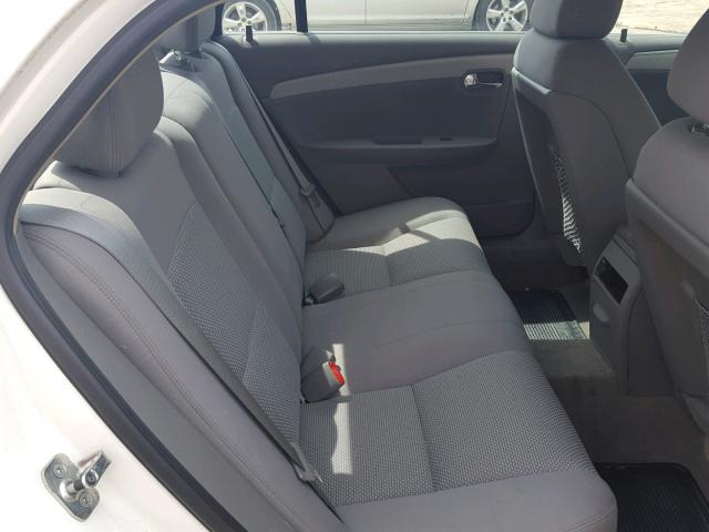 1G1ZG57B484237501 - 2008 CHEVROLET MALIBU LS WHITE photo 6