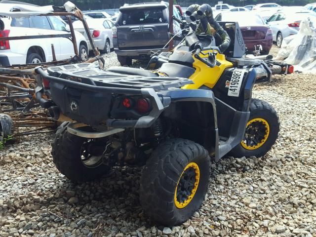 3JBLKLN13EJ000156 - 2014 CAN-AM OUTLANDER YELLOW photo 4