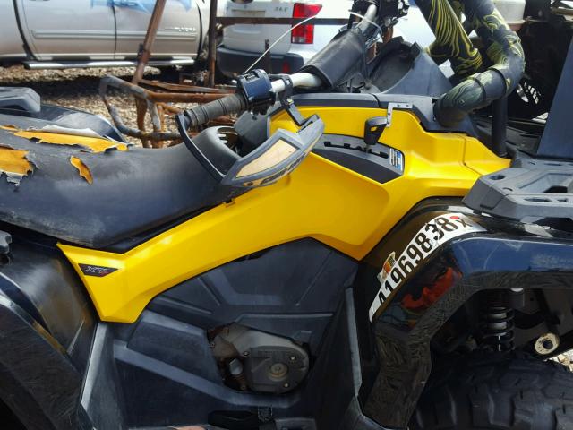 3JBLKLN13EJ000156 - 2014 CAN-AM OUTLANDER YELLOW photo 5