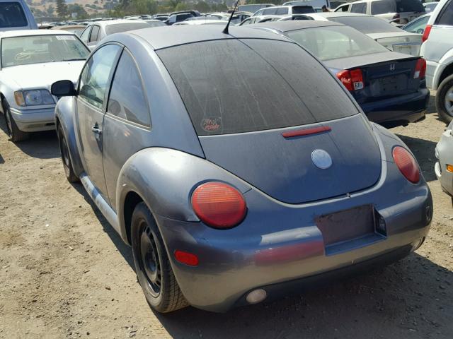 3VWBK31C64M419225 - 2004 VOLKSWAGEN NEW BEETLE ნაცრისფერი ფოტო 3