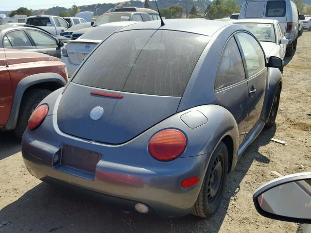 3VWBK31C64M419225 - 2004 VOLKSWAGEN NEW BEETLE ნაცრისფერი ფოტო 4