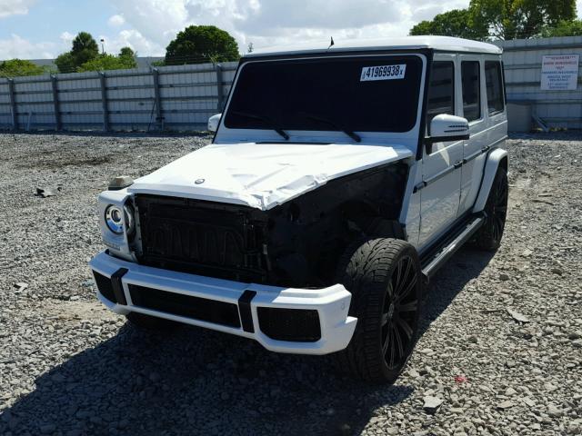 WDCYC7DF6DX210630 - 2013 MERCEDES-BENZ G 63 AMG WHITE photo 2