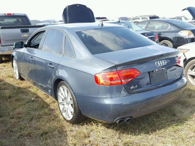 WAUAFAFL2AN010864 - 2010 AUDI A4 PREMIUM GRAY photo 3