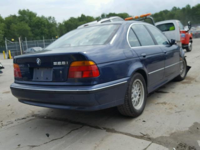 WBADM6340YGU08585 - 2000 BMW 528 I AUTO BLUE photo 4