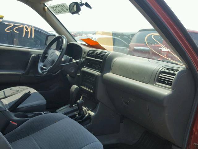 4S6DM58W7Y4409454 - 2000 HONDA PASSPORT E RED photo 9