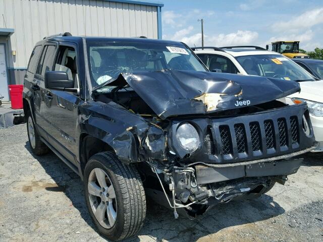 1C4NJRCB7CD639087 - 2012 JEEP PATRIOT LI BLACK photo 1