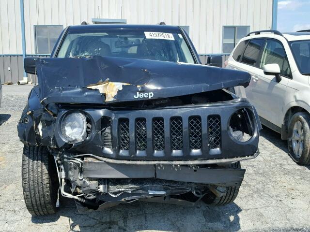 1C4NJRCB7CD639087 - 2012 JEEP PATRIOT LI BLACK photo 9