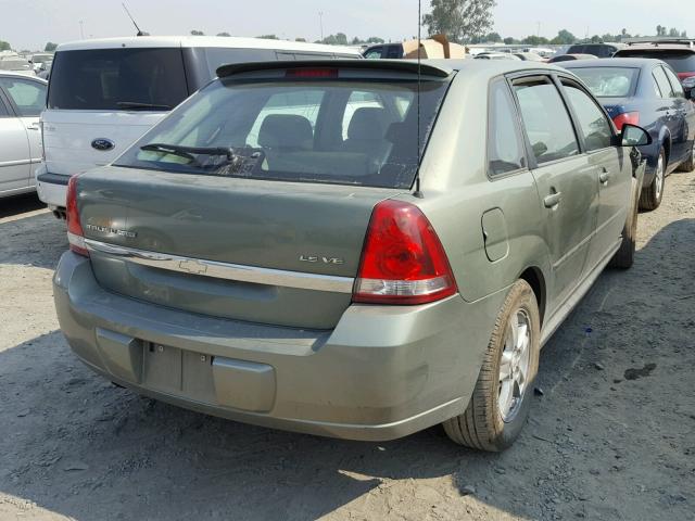 1G1ZT62865F131256 - 2005 CHEVROLET MALIBU MAX GREEN photo 4