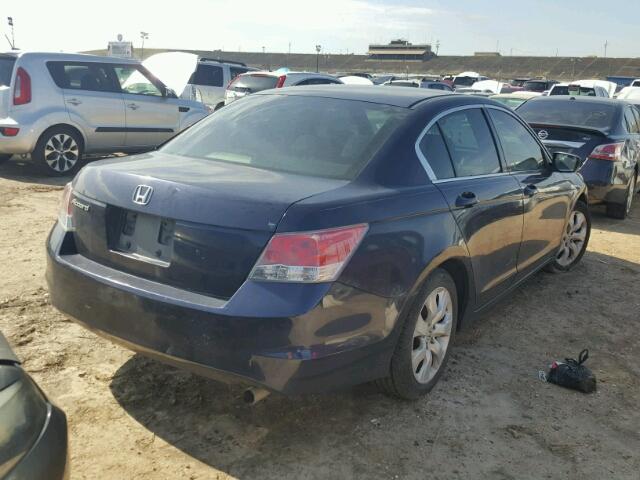 JHMCP26329C001800 - 2009 HONDA ACCORD BLUE photo 4