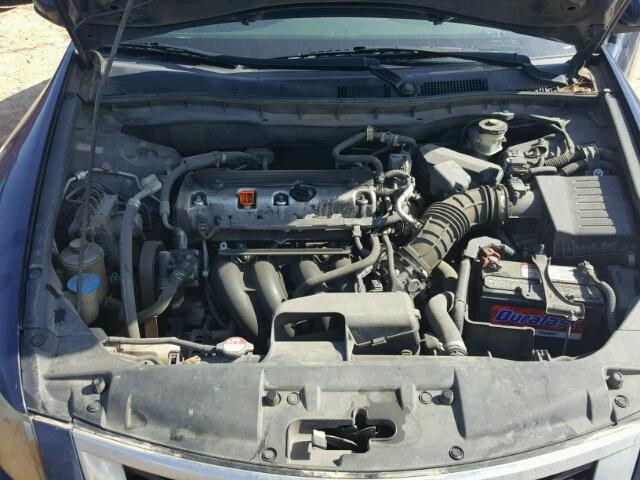 JHMCP26329C001800 - 2009 HONDA ACCORD BLUE photo 7