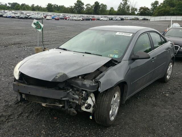 1G2ZF58BX74259384 - 2007 PONTIAC G6 VALUE L CHARCOAL photo 2