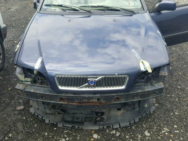 YV1VS29582F853444 - 2002 VOLVO S40 1.9T BLUE photo 7