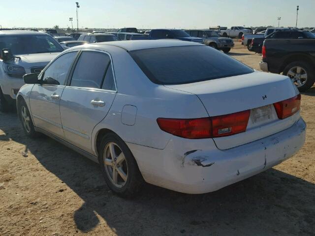 3HGCM56475G706010 - 2005 HONDA ACCORD LX WHITE photo 3