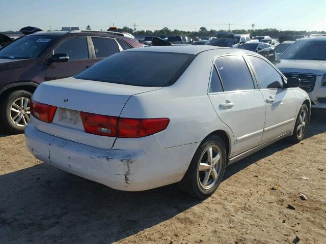 3HGCM56475G706010 - 2005 HONDA ACCORD LX WHITE photo 4