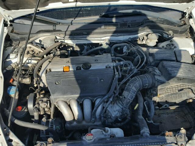 3HGCM56475G706010 - 2005 HONDA ACCORD LX WHITE photo 7