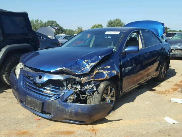 4T1BE46K88U214003 - 2008 TOYOTA CAMRY CE BLUE photo 2