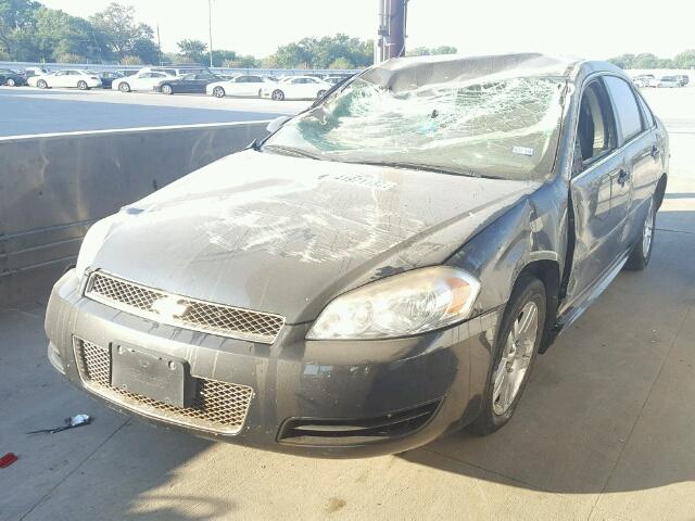 2G1WG5E33D1236053 - 2013 CHEVROLET IMPALA LT Մոխրագույն լուսանկար 2
