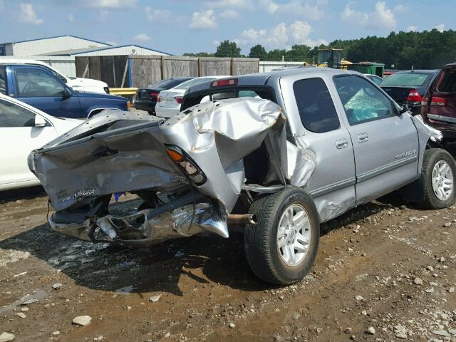 5TBRT341X3S414268 - 2003 TOYOTA TUNDRA ACC SILVER photo 4