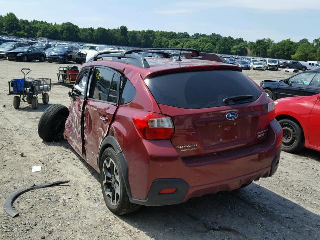 JF2GPAACXHG266266 - 2017 SUBARU CROSSTREK BURGUNDY photo 3