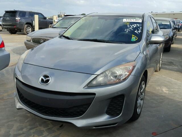 JM1BL1UF6C1597805 - 2012 MAZDA 3 SILVER photo 2