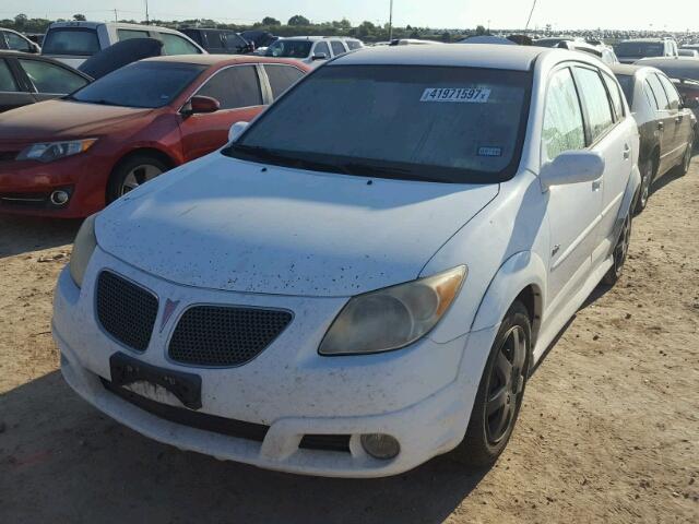 5Y2SL65886Z400619 - 2006 PONTIAC VIBE WHITE photo 2