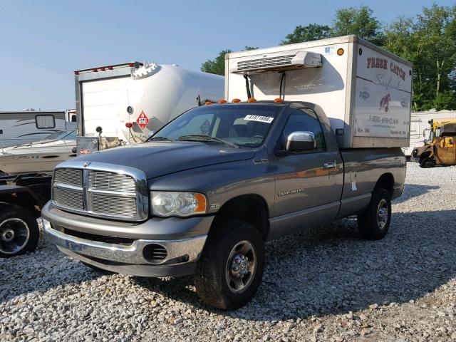 3D7KS26D15G719629 - 2005 DODGE RAM 2500 S GRAY photo 2