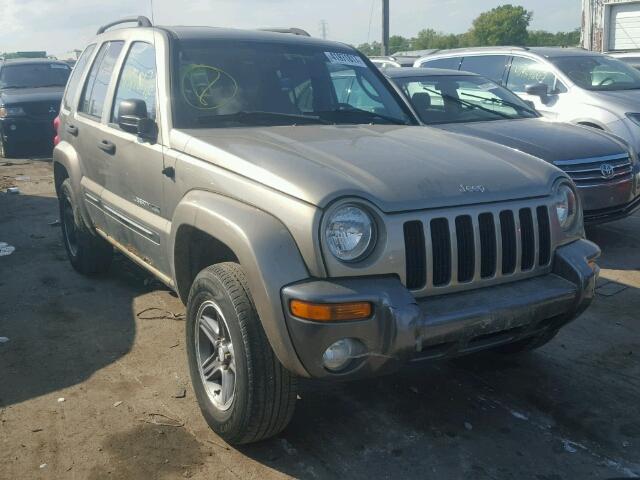 1J4GL48K04W319205 - 2004 JEEP LIBERTY SP TAN photo 1