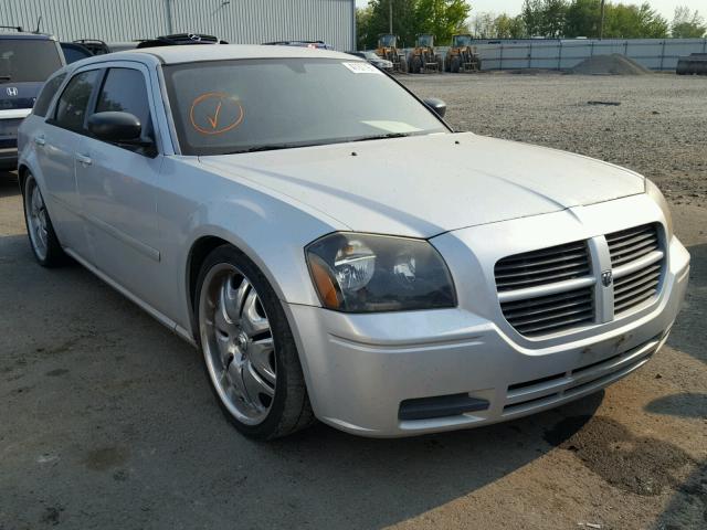 2D4FV48T65H186120 - 2005 DODGE MAGNUM SE SILVER photo 1