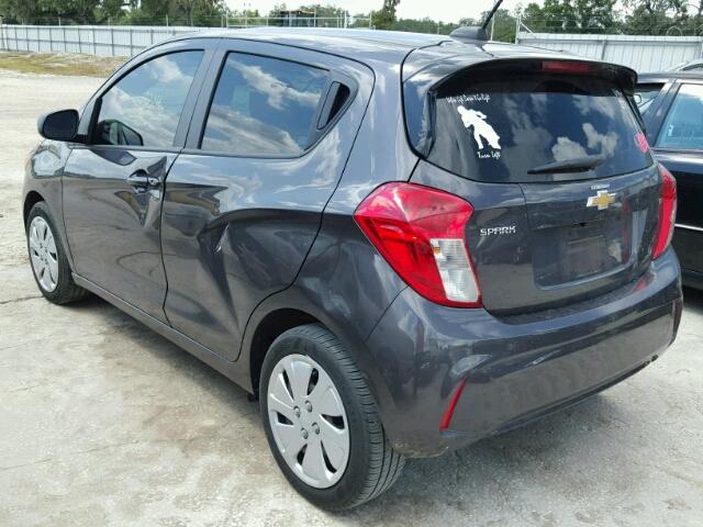 KL8CB6SA3GC589658 - 2016 CHEVROLET SPARK LS GRAY photo 3