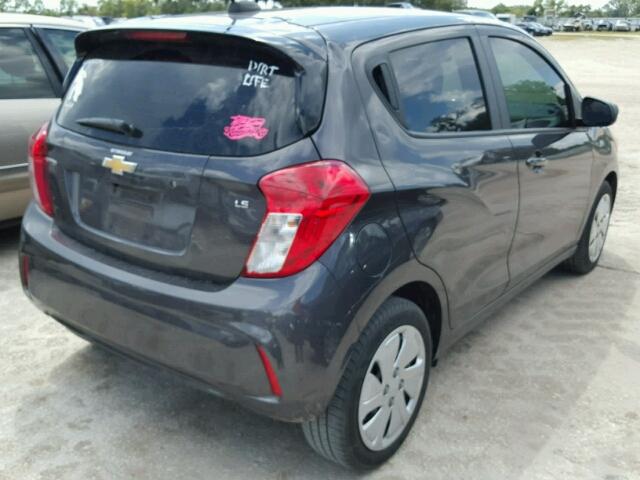 KL8CB6SA3GC589658 - 2016 CHEVROLET SPARK LS GRAY photo 4