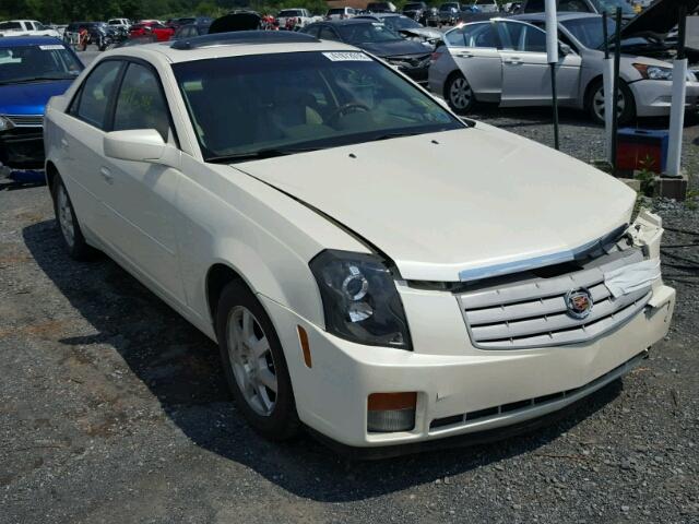 1G6DM57T860145219 - 2006 CADILLAC CTS WHITE photo 1