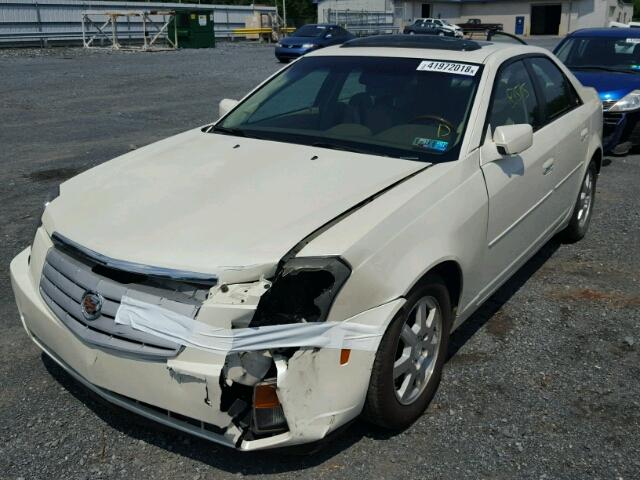 1G6DM57T860145219 - 2006 CADILLAC CTS WHITE photo 2