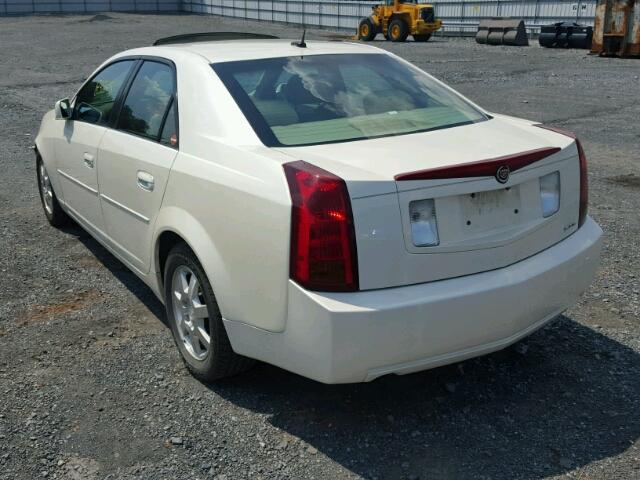 1G6DM57T860145219 - 2006 CADILLAC CTS WHITE photo 3