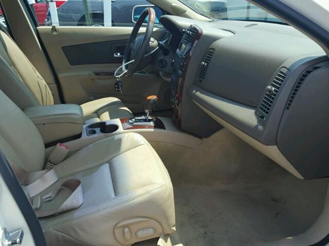 1G6DM57T860145219 - 2006 CADILLAC CTS WHITE photo 5