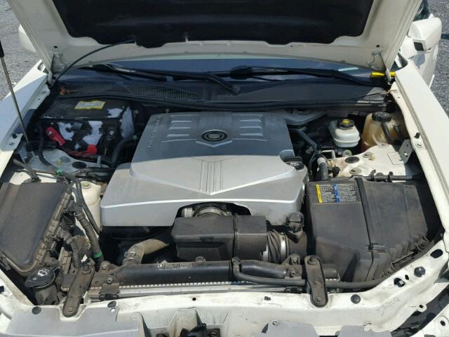 1G6DM57T860145219 - 2006 CADILLAC CTS WHITE photo 7