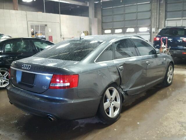 WAUEV74F57N112818 - 2007 AUDI A6 S-LINE GRAY photo 4