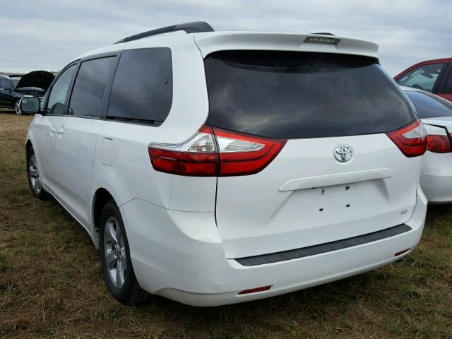 5TDKK3DC4FS571831 - 2015 TOYOTA SIENNA WHITE photo 3