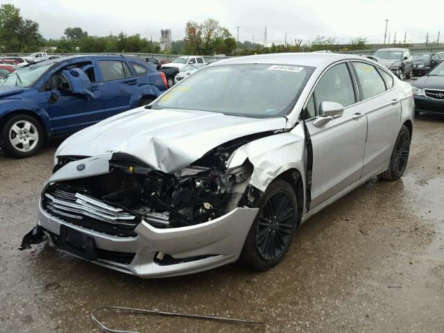 3FA6P0HRXDR331012 - 2013 FORD FUSION SILVER photo 2