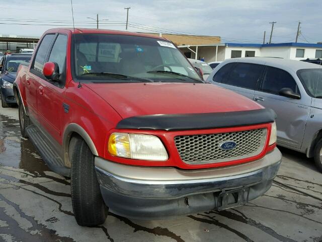 1FTRW07L01KD62261 - 2001 FORD F150 SUPER RED photo 1