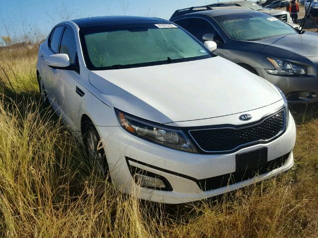 5XXGN4A7XFG509278 - 2015 KIA OPTIMA EX WHITE photo 1